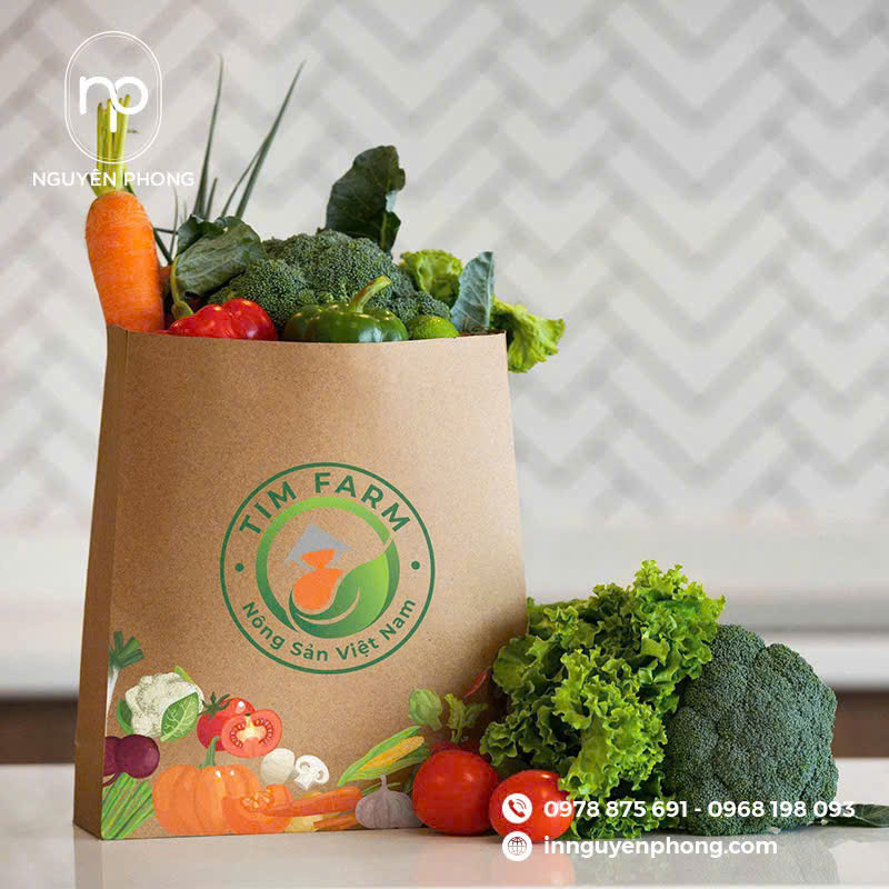 Mẫu in bao bì đựng thực phẩm 